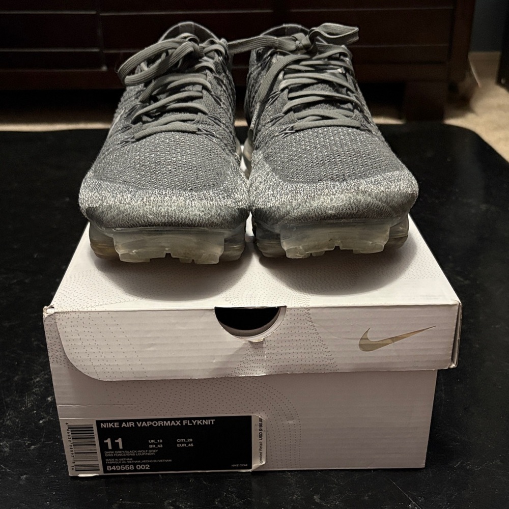 Nike Air VaporMax Flyknit Men's Shoes - Dark Gray